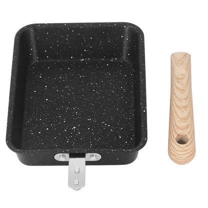 Frying Pan Iron Non Stick Coating Square Thick Multifunction Japanese Omelette Pan for Home Kitchen Tool V1294-YM0512-3118220258011