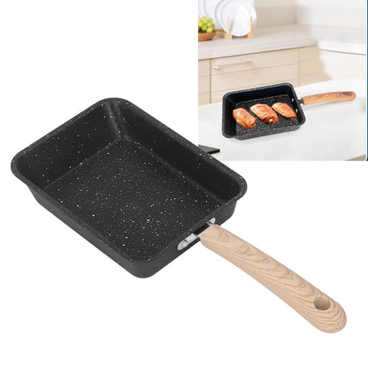 Frying Pan Iron Non Stick Coating Square Thick Multifunction Japanese Omelette Pan for Home Kitchen Tool V1294-YM0512-3118220258011