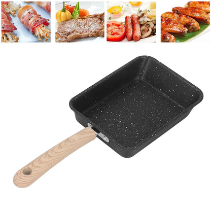 Frying Pan Iron Non Stick Coating Square Thick Multifunction Japanese Omelette Pan for Home Kitchen Tool V1294-YM0512-3118220258011