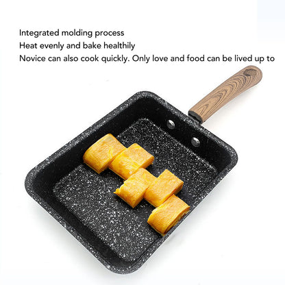 Frying Pan Iron Non Stick Coating Square Thick Multifunction Japanese Omelette Pan for Home Kitchen Tool V1294-YM0512-3118220258011