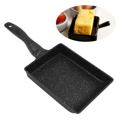 Rectangular Frying Pan Thickened Aluminum Alloy Nonstick Coating Cooking Pan for Steak Egg Roll V1294-YM0512-3118220258911