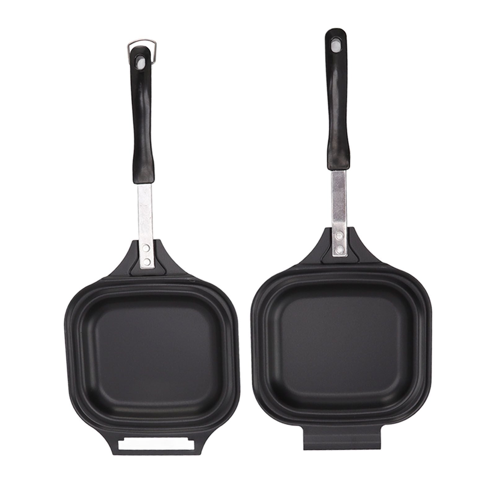 Frying Pan Even Heating Easy Cleaning Double Sided Iron Pancake Pan for Restaurants Home V1294-YM0512-3118220259111