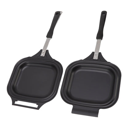 Frying Pan Even Heating Easy Cleaning Double Sided Iron Pancake Pan for Restaurants Home V1294-YM0512-3118220259111