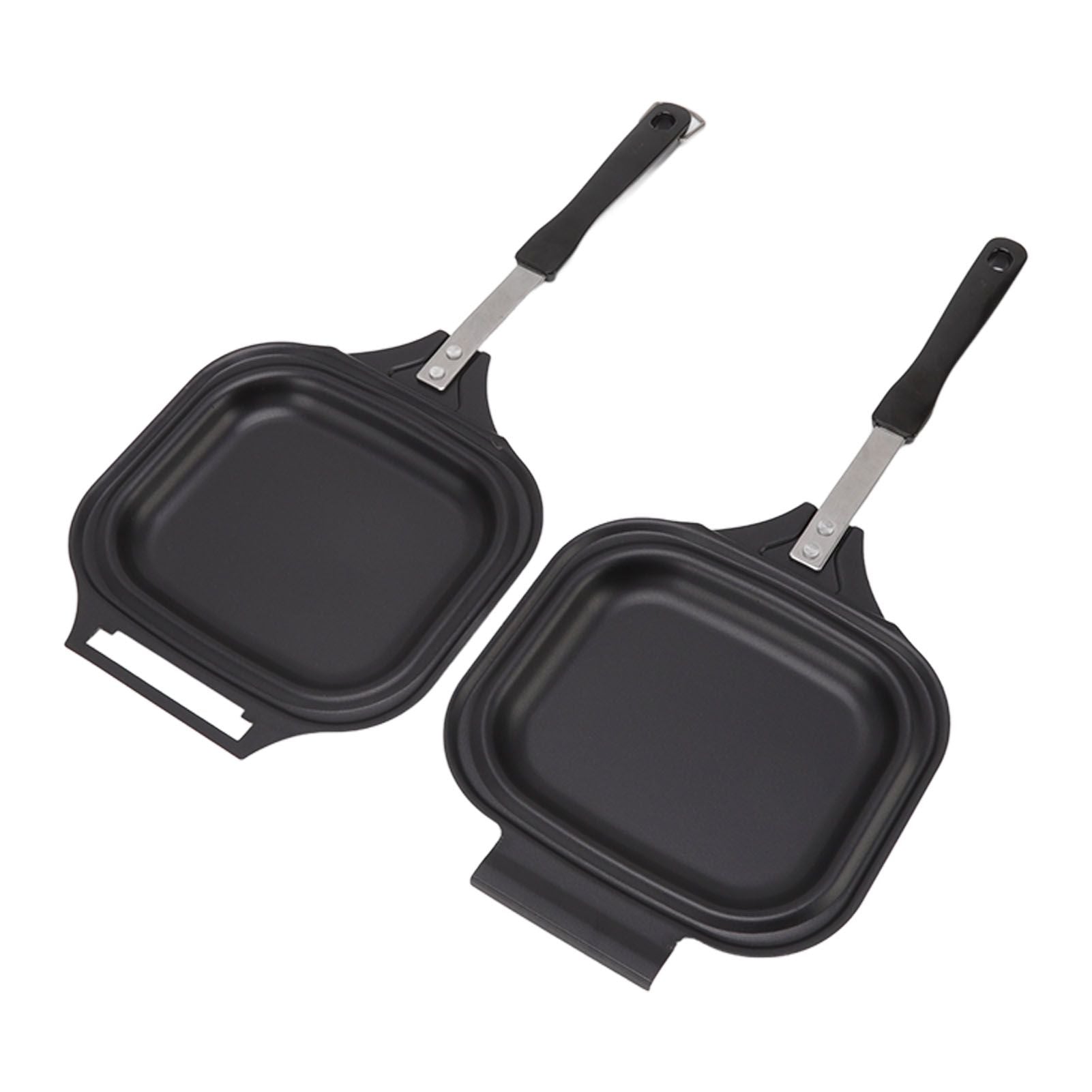 Frying Pan Even Heating Easy Cleaning Double Sided Iron Pancake Pan for Restaurants Home V1294-YM0512-3118220259111