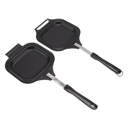 Frying Pan Even Heating Easy Cleaning Double Sided Iron Pancake Pan for Restaurants Home V1294-YM0512-3118220259111