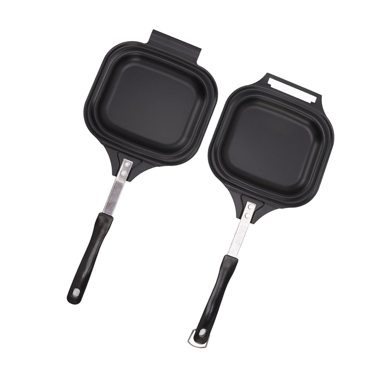 Frying Pan Even Heating Easy Cleaning Double Sided Iron Pancake Pan for Restaurants Home V1294-YM0512-3118220259111