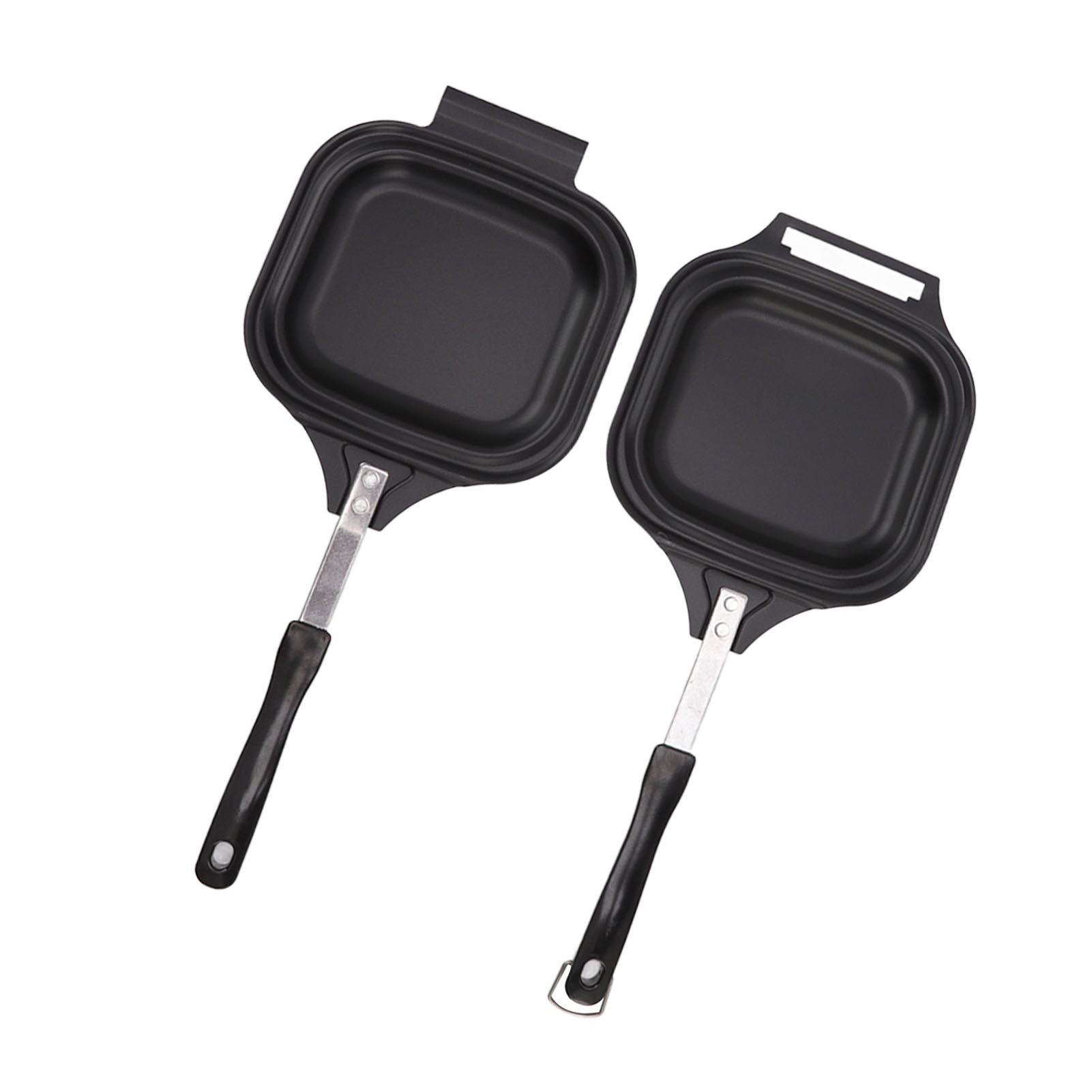 Frying Pan Even Heating Easy Cleaning Double Sided Iron Pancake Pan for Restaurants Home V1294-YM0512-3118220259111
