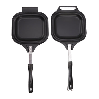 Frying Pan Even Heating Easy Cleaning Double Sided Iron Pancake Pan for Restaurants Home V1294-YM0512-3118220259111