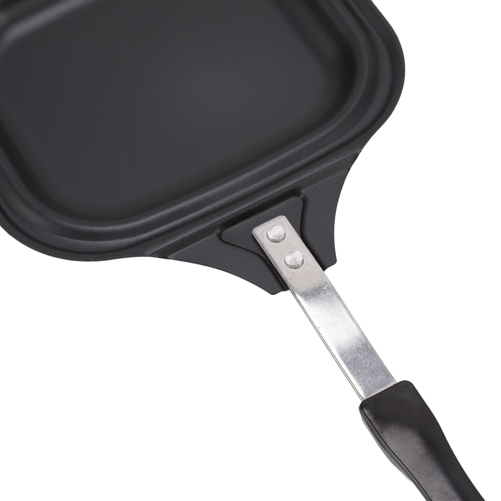 Frying Pan Even Heating Easy Cleaning Double Sided Iron Pancake Pan for Restaurants Home V1294-YM0512-3118220259111