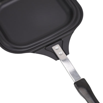 Frying Pan Even Heating Easy Cleaning Double Sided Iron Pancake Pan for Restaurants Home V1294-YM0512-3118220259111
