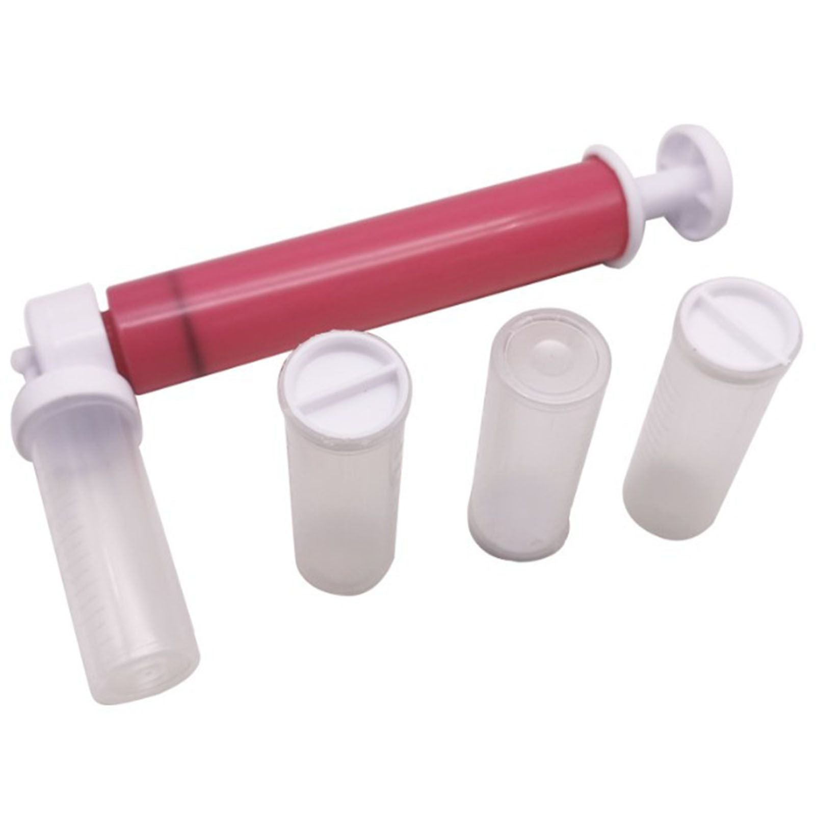 Manual Cake Airbrush Multipurpose Cake Decorating Airbrush with 4 Empty Bottles for Bakery Decoration V1294-YM0512-3118220259711