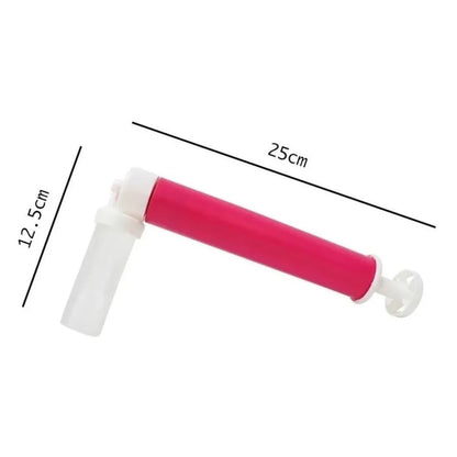 Manual Cake Airbrush Multipurpose Cake Decorating Airbrush with 4 Empty Bottles for Bakery Decoration V1294-YM0512-3118220259711
