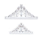 2 Pcs Crown Cutters Set Princess Crown Mold Tiara Cutter Cake Decorating Mold for DIY Birthday Party Dinner V1294-YM0512-3118220261211