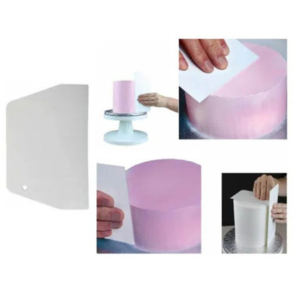 19.3x12.7cm Dough Scraper ABS Multifunction Trapezoid Large Dough Cutter Chopper for Kitchen V1294-YM0512-3118220261511