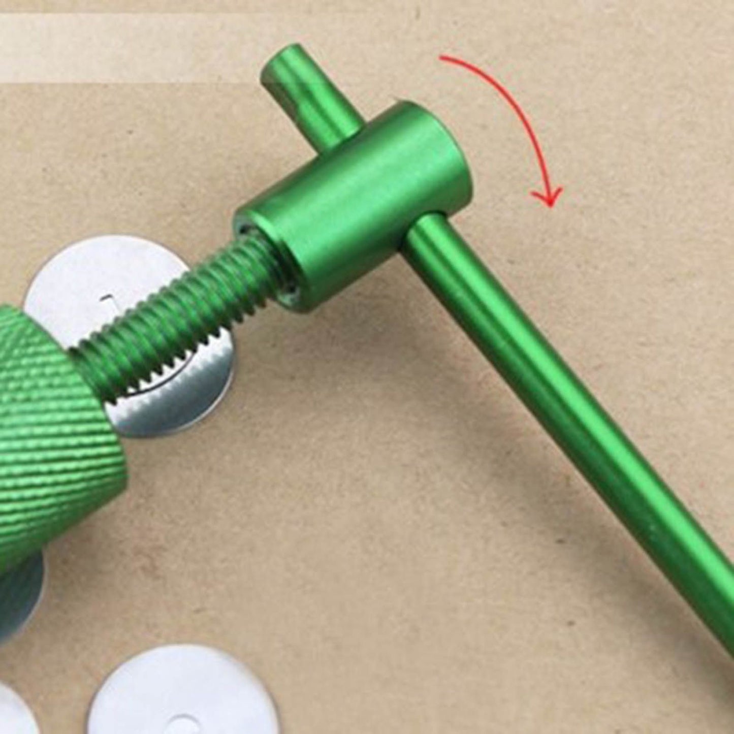 Green Clay Extruder Stainless Steel Clay Extruder Fondant Cake Sculpture Polymer Clay Tools Cake Decorating V1294-YM0512-3118220261711