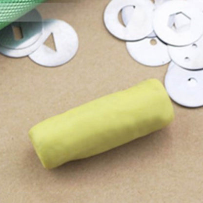 Green Clay Extruder Stainless Steel Clay Extruder Fondant Cake Sculpture Polymer Clay Tools Cake Decorating V1294-YM0512-3118220261711