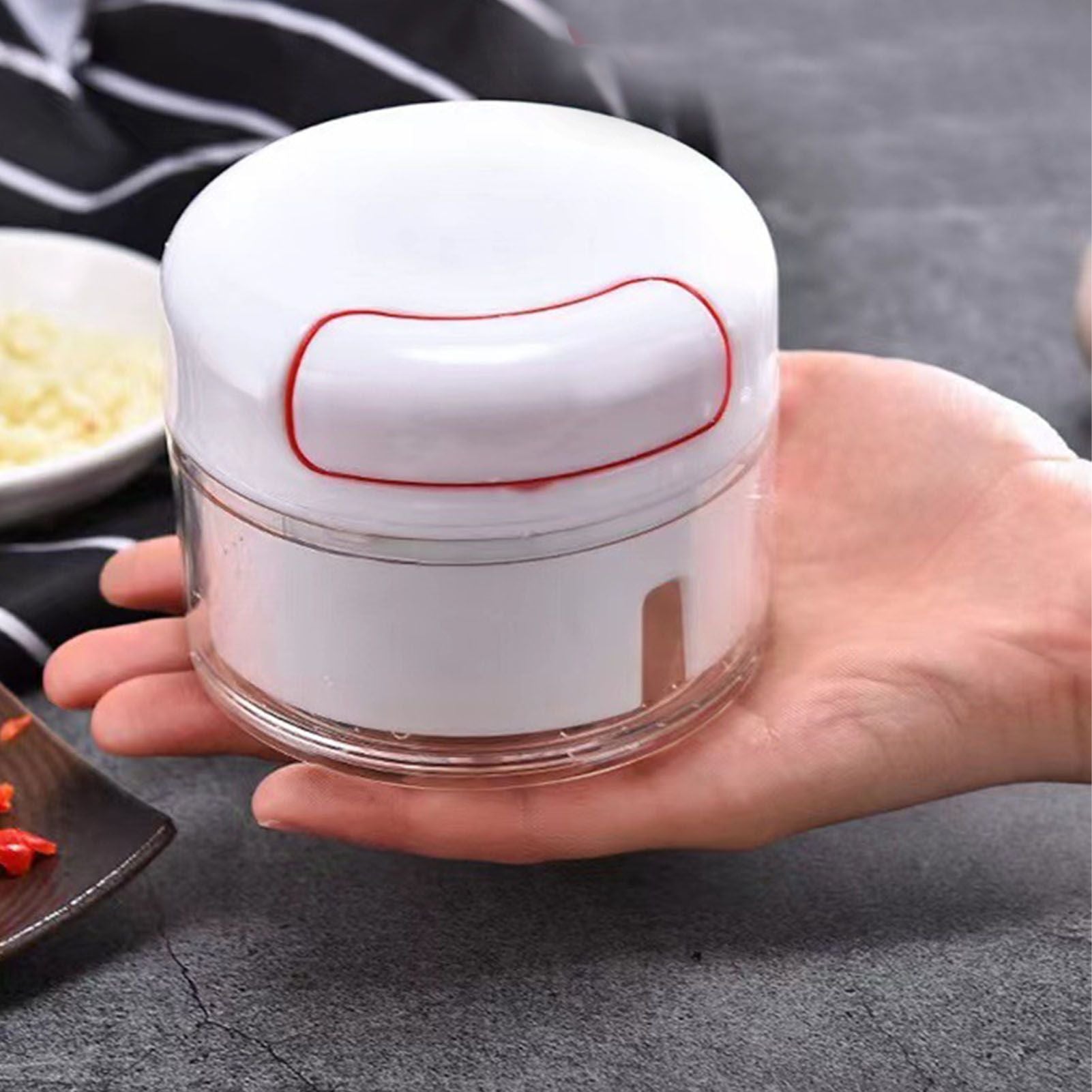 Garlic Chopper Garlic Crusher Press Stainless Steel for Cooking Tool Kitchen Gadgets Garlic Masher V1294-YM0512-3118220263611
