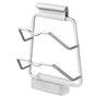 Pot Lid Holder Drilling Free Wall Mounted Space Saving Aluminium Hand Polishing Rustproof for Kitchen 2 Layer V1294-YM0512-3118220264711