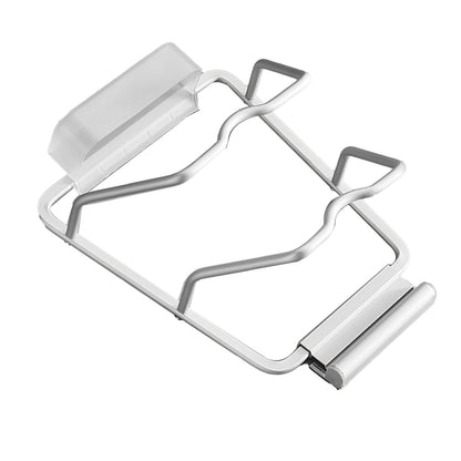 Pot Lid Holder Drilling Free Wall Mounted Space Saving Aluminium Hand Polishing Rustproof for Kitchen 2 Layer V1294-YM0512-3118220264711