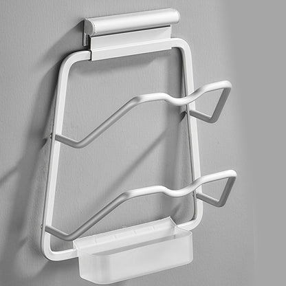 Pot Lid Holder Drilling Free Wall Mounted Space Saving Aluminium Hand Polishing Rustproof for Kitchen 2 Layer V1294-YM0512-3118220264711