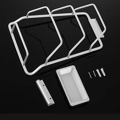 Pot Lid Holder Drilling Free Wall Mounted Space Saving Aluminium Hand Polishing Rustproof for Kitchen 3 Layer V1294-YM0512-3118220264712