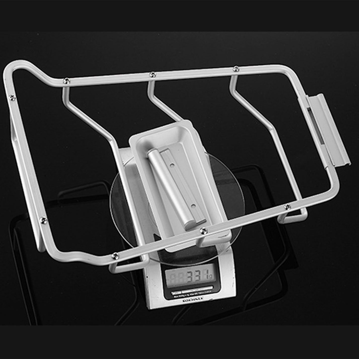 Pot Lid Holder Drilling Free Wall Mounted Space Saving Aluminium Hand Polishing Rustproof for Kitchen 3 Layer V1294-YM0512-3118220264712