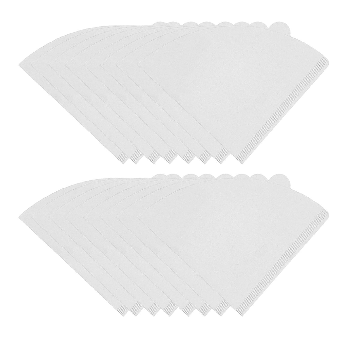 100 Pieces Filter Cone Coffee Filters 2 to 4 Cup Natural Disposable Coffee Filter Paper for Home Cafe V1294-YM0512-3118220266111