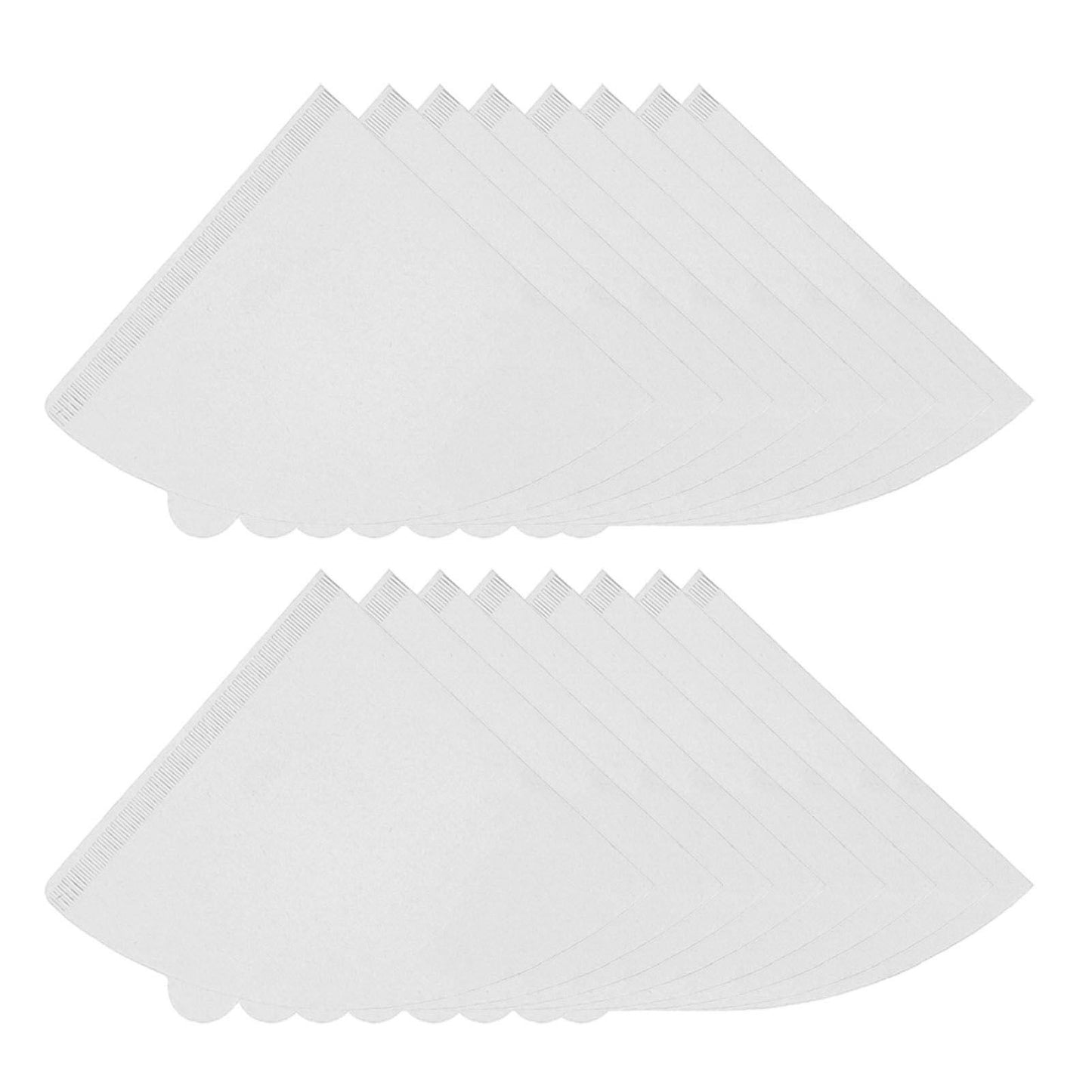 100 Pieces Filter Cone Coffee Filters 2 to 4 Cup Natural Disposable Coffee Filter Paper for Home Cafe V1294-YM0512-3118220266111