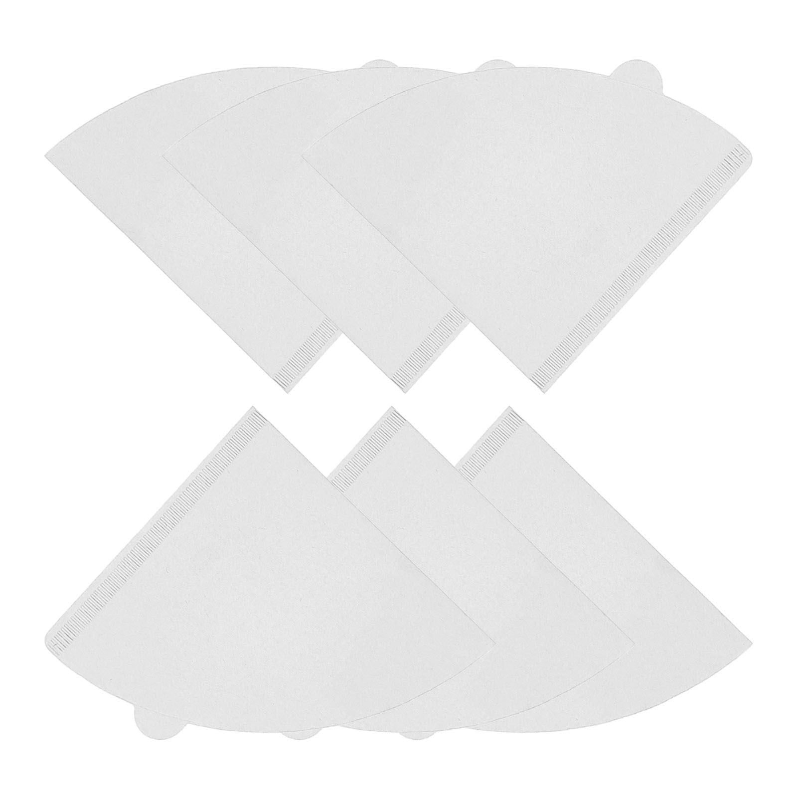 100 Pieces Filter Cone Coffee Filters 2 to 4 Cup Natural Disposable Coffee Filter Paper for Home Cafe V1294-YM0512-3118220266111