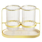 Chopsticks Drying Holder Iron PET Transparent Chopsticks Drying Caddy for Spoons Kitchen Platinum V1294-YM0512-3118220266211