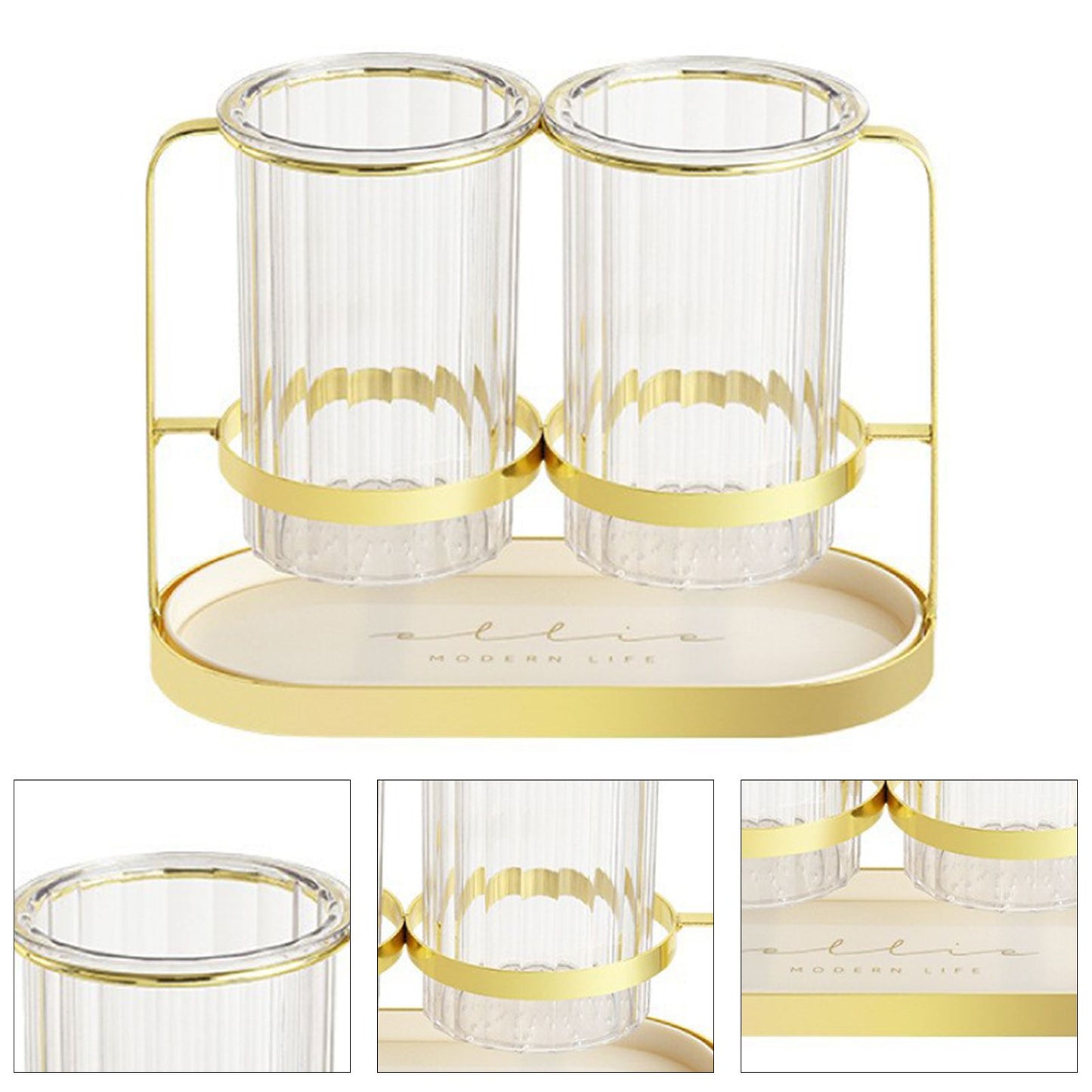 Chopsticks Drying Holder Iron PET Transparent Chopsticks Drying Caddy for Spoons Kitchen Platinum V1294-YM0512-3118220266211