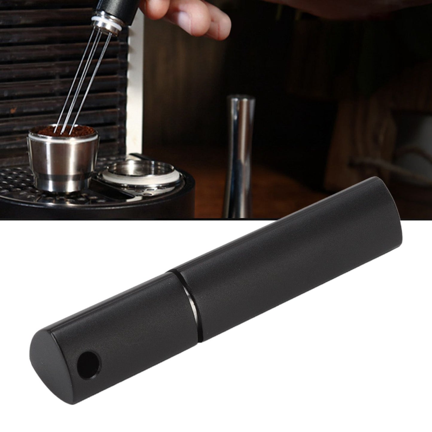 Coffee Stirrer Tool Stainless Steel Portable Coffee Needle Distributor For Italian Coffee Maker Black V1294-YM0512-3118220266912