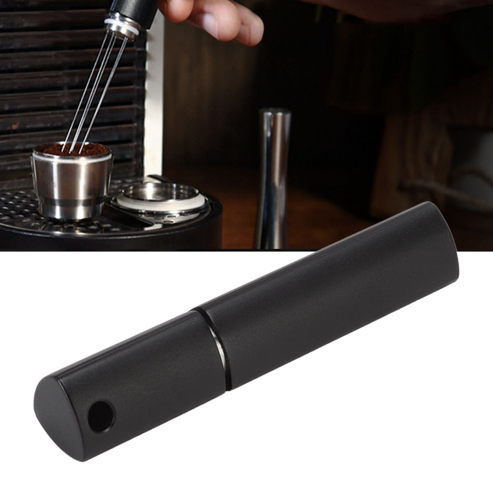 Coffee Stirrer Tool Stainless Steel Portable Coffee Needle Distributor For Italian Coffee Maker Black V1294-YM0512-3118220266912