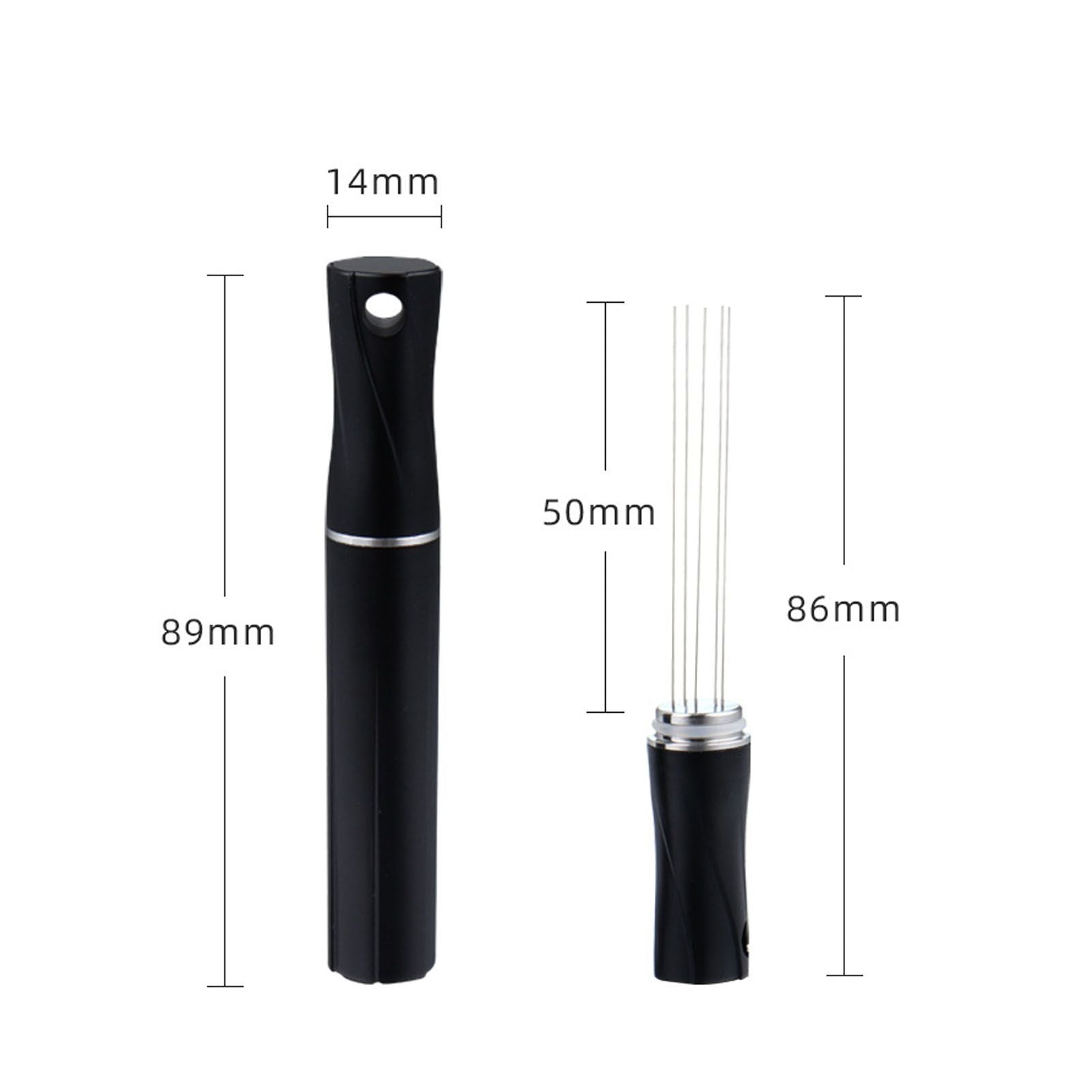 Coffee Powder Stirring Needle Professional 304 Stainless Steel Coffee Stirring Tool with Cover for Coffee V1294-YM0512-3118220267012
