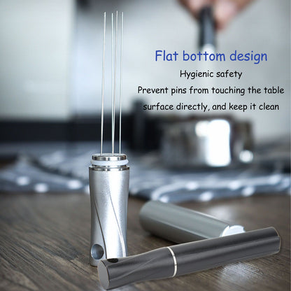 Coffee Powder Stirring Needle Professional 304 Stainless Steel Coffee Stirring Tool with Cover for Coffee V1294-YM0512-3118220267012
