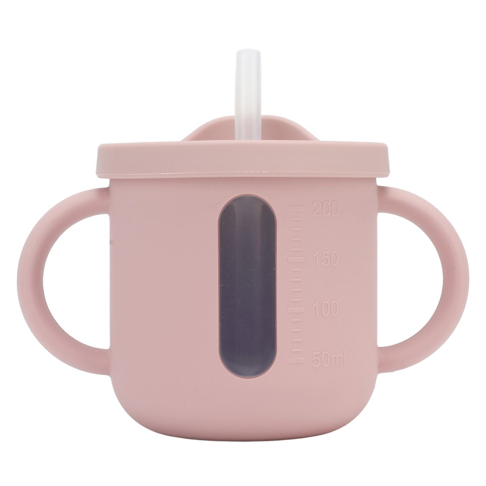 Silicone Sippy Cups Double Handles Lightweight Toddler Training Cup with Tight Leakproof Cover for Home V1294-YM0512-3118220269311