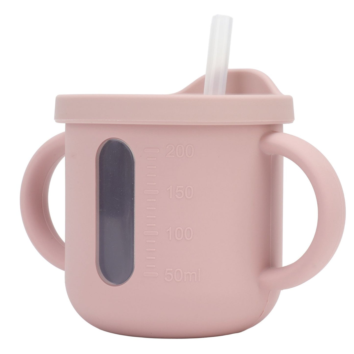 Silicone Sippy Cups Double Handles Lightweight Toddler Training Cup with Tight Leakproof Cover for Home V1294-YM0512-3118220269311