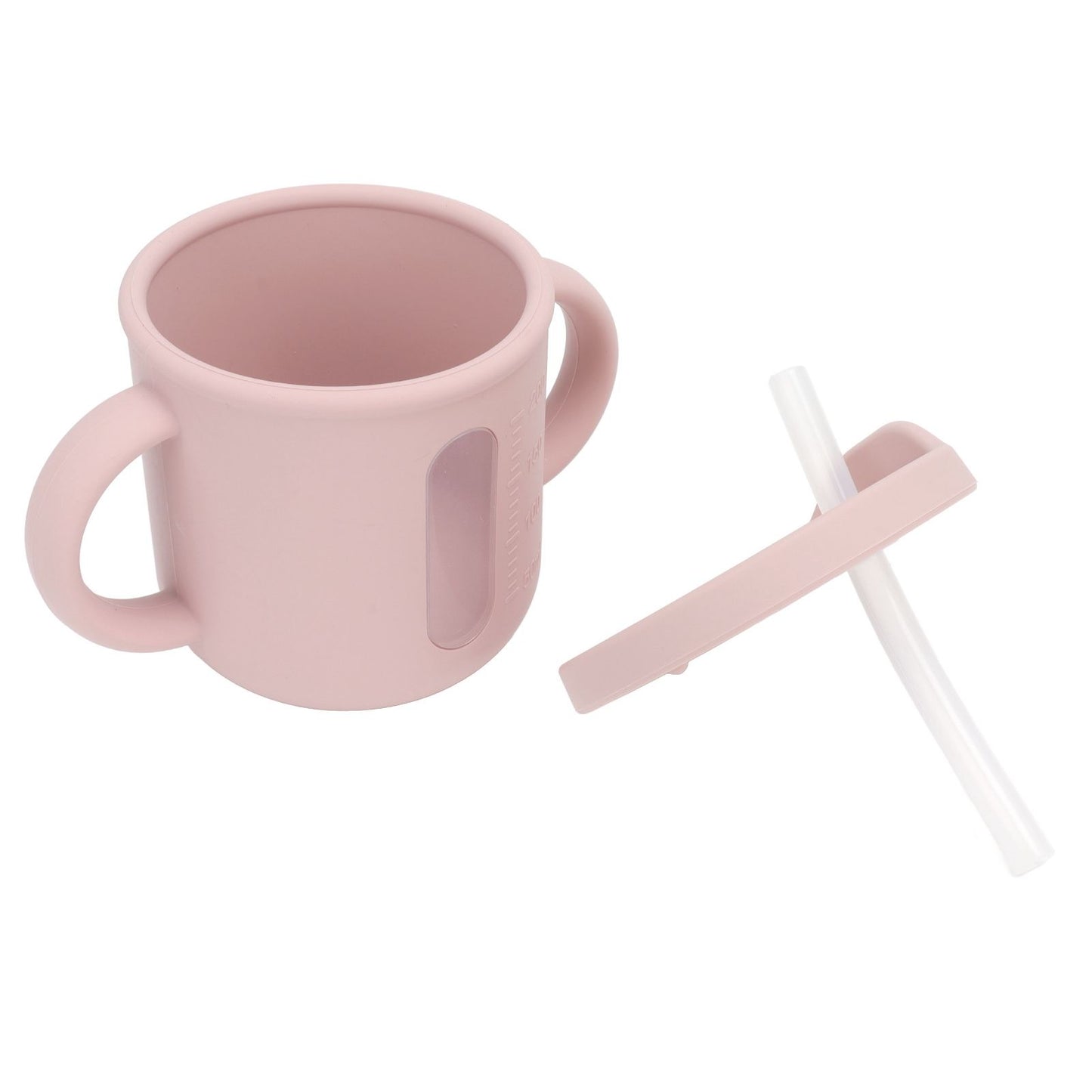 Silicone Sippy Cups Double Handles Lightweight Toddler Training Cup with Tight Leakproof Cover for Home V1294-YM0512-3118220269311