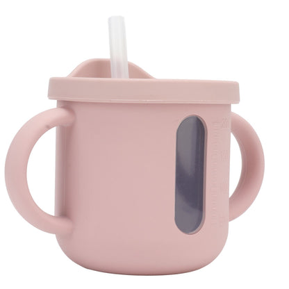 Silicone Sippy Cups Double Handles Lightweight Toddler Training Cup with Tight Leakproof Cover for Home V1294-YM0512-3118220269311