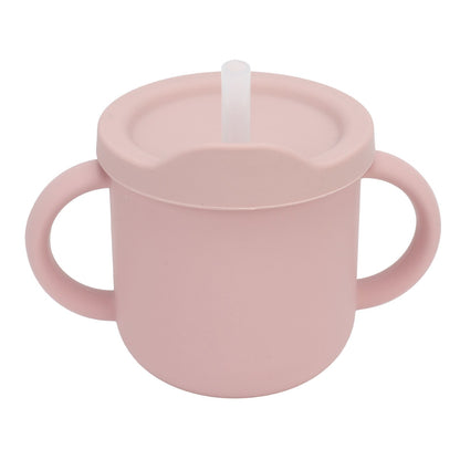 Silicone Sippy Cups Double Handles Lightweight Toddler Training Cup with Tight Leakproof Cover for Home V1294-YM0512-3118220269311