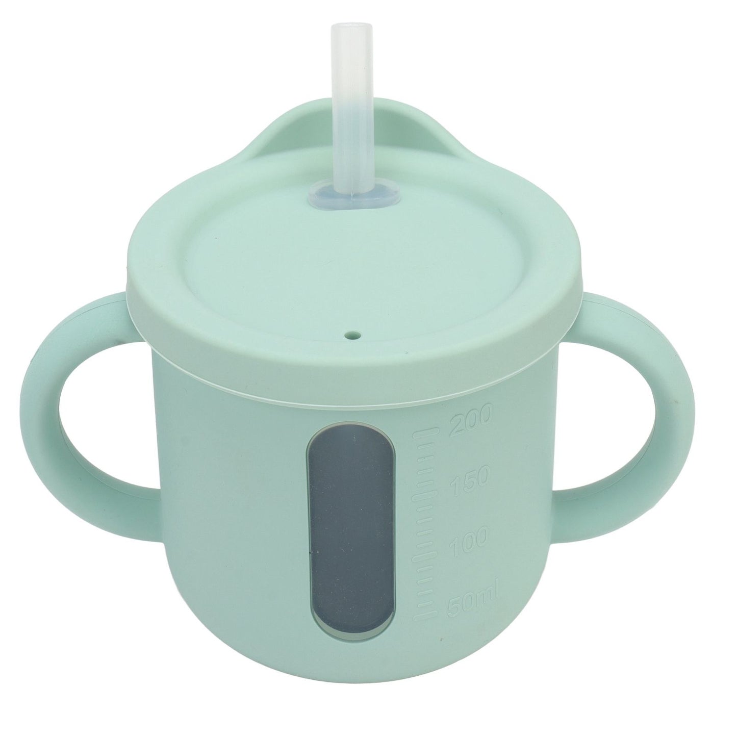 Silicone Sippy Cups Double Handles Lightweight Toddler Training Cup with Tight Leakproof Cover for Home V1294-YM0512-3118220269312