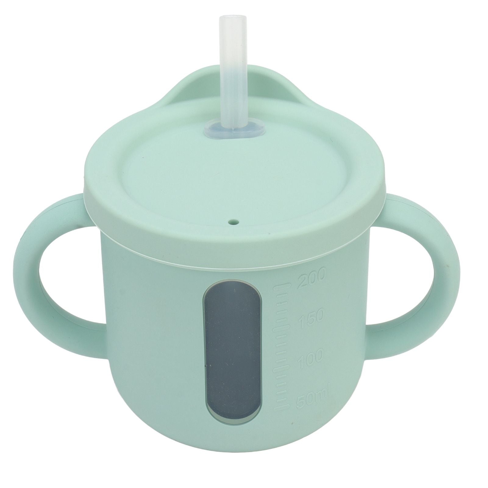 Silicone Sippy Cups Double Handles Lightweight Toddler Training Cup with Tight Leakproof Cover for Home V1294-YM0512-3118220269312