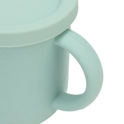 Silicone Sippy Cups Double Handles Lightweight Toddler Training Cup with Tight Leakproof Cover for Home V1294-YM0512-3118220269312