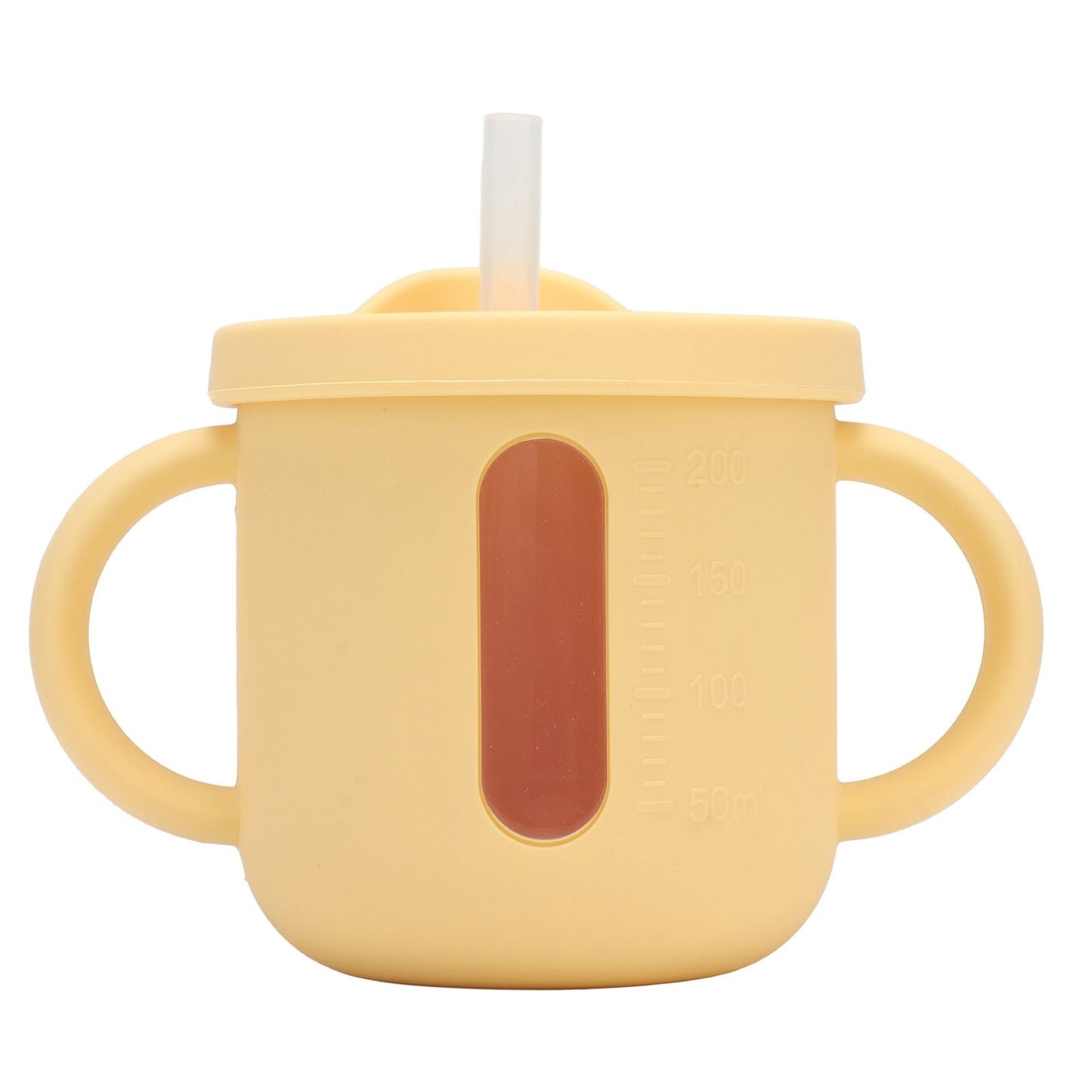 Silicone Sippy Cups Double Handles Lightweight Toddler Training Cup with Tight Leakproof Cover for Home V1294-YM0512-3118220269313
