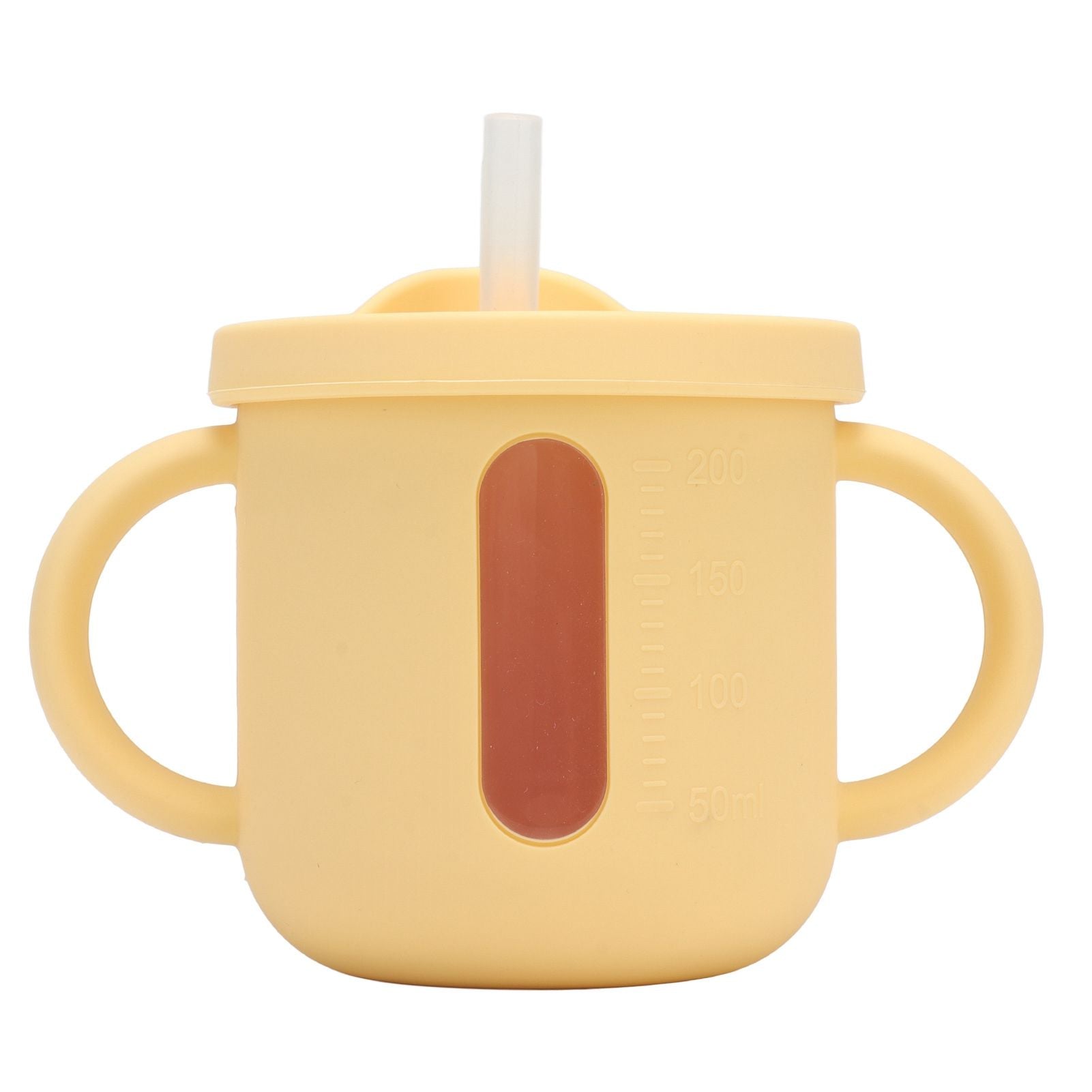 Silicone Sippy Cups Double Handles Lightweight Toddler Training Cup with Tight Leakproof Cover for Home V1294-YM0512-3118220269313