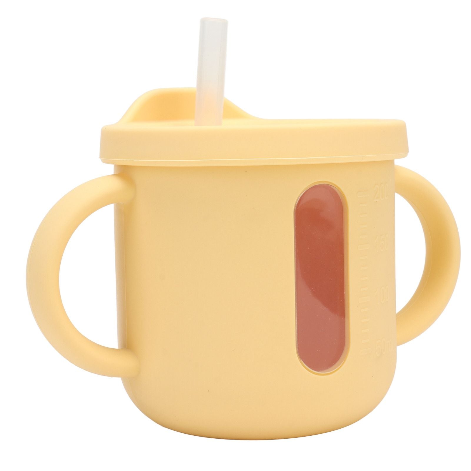 Silicone Sippy Cups Double Handles Lightweight Toddler Training Cup with Tight Leakproof Cover for Home V1294-YM0512-3118220269313