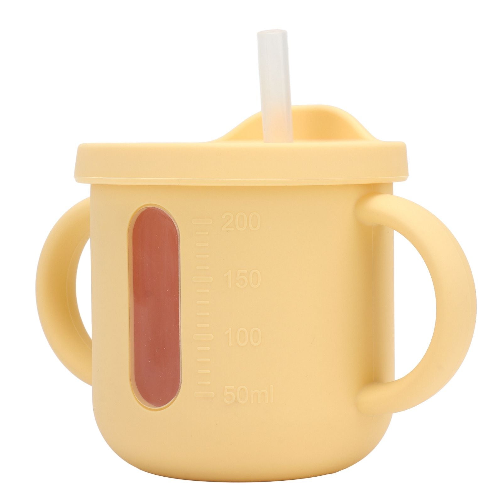 Silicone Sippy Cups Double Handles Lightweight Toddler Training Cup with Tight Leakproof Cover for Home V1294-YM0512-3118220269313