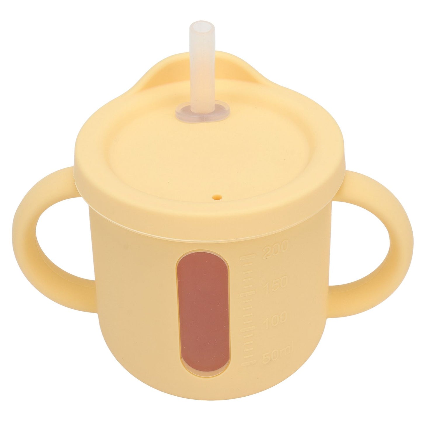 Silicone Sippy Cups Double Handles Lightweight Toddler Training Cup with Tight Leakproof Cover for Home V1294-YM0512-3118220269313