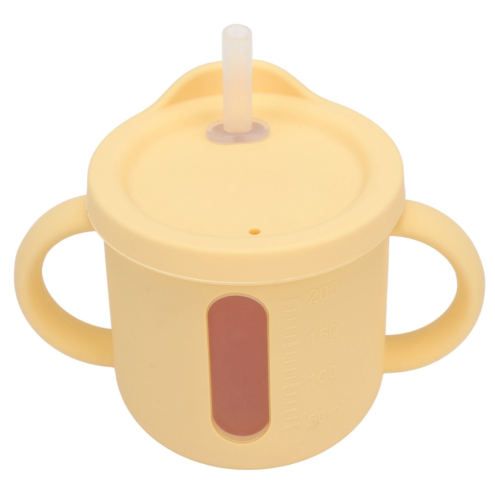 Silicone Sippy Cups Double Handles Lightweight Toddler Training Cup with Tight Leakproof Cover for Home V1294-YM0512-3118220269313