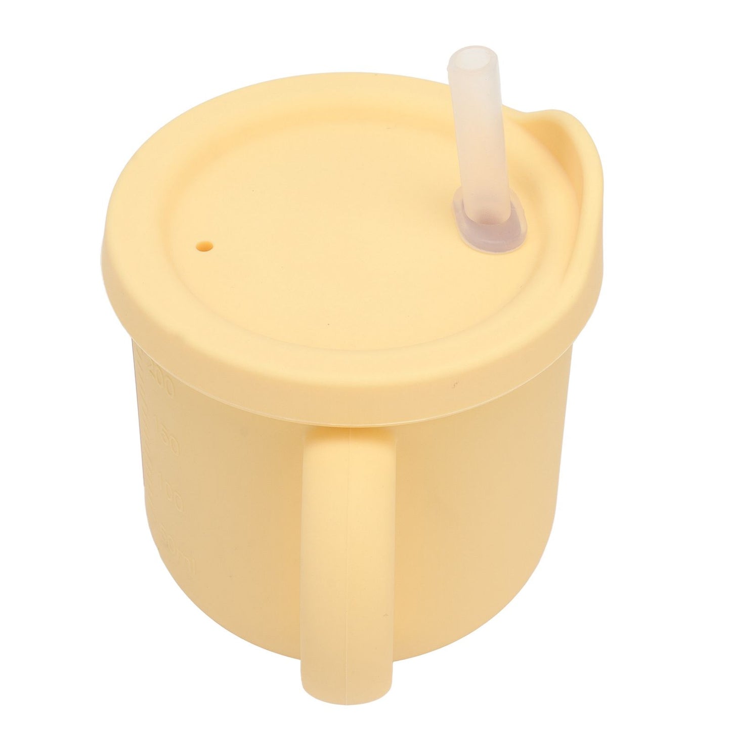 Silicone Sippy Cups Double Handles Lightweight Toddler Training Cup with Tight Leakproof Cover for Home V1294-YM0512-3118220269313